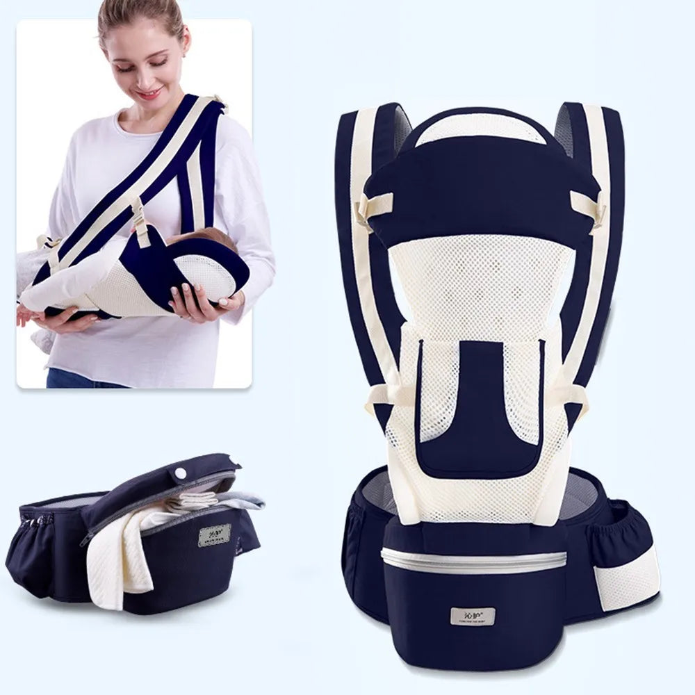 Ergonomic Baby Carrier Backpack Infant Baby Hipseat Carrier Front Facing Ergonomic Kangaroo Baby Wrap Sling Travel Backpack