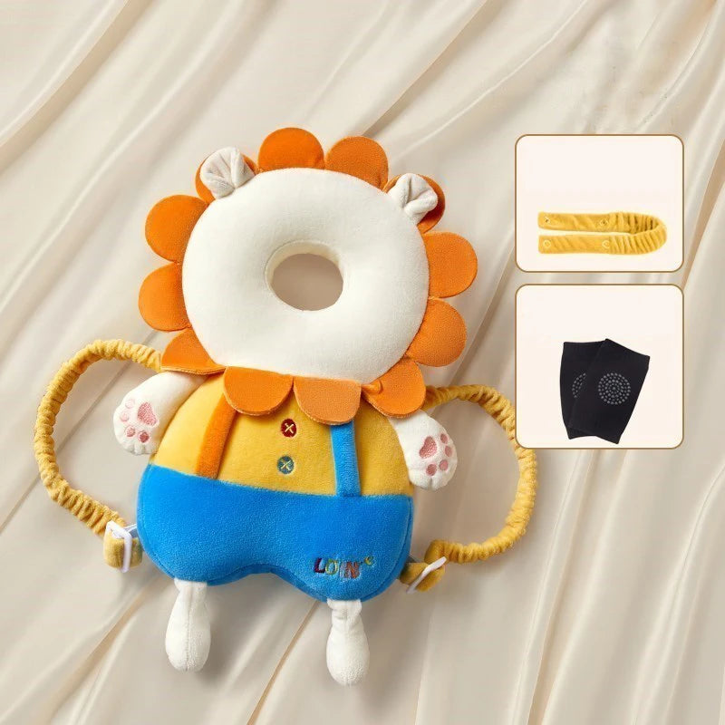 AIBEDILA Baby Head Protector Safety Pad Cushion Back Prevent Injured Elf Lion1-3T Toddler Security Pillows Protective Headgear