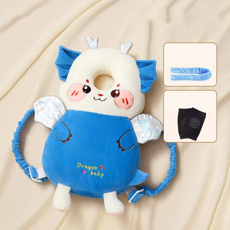 AIBEDILA Baby Head Protector Safety Pad Cushion Back Prevent Injured Elf Lion1-3T Toddler Security Pillows Protective Headgear