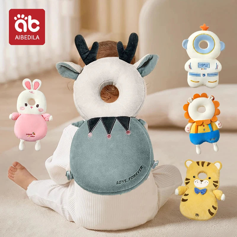 AIBEDILA Baby Head Protector Safety Pad Cushion Back Prevent Injured Elf Lion1-3T Toddler Security Pillows Protective Headgear