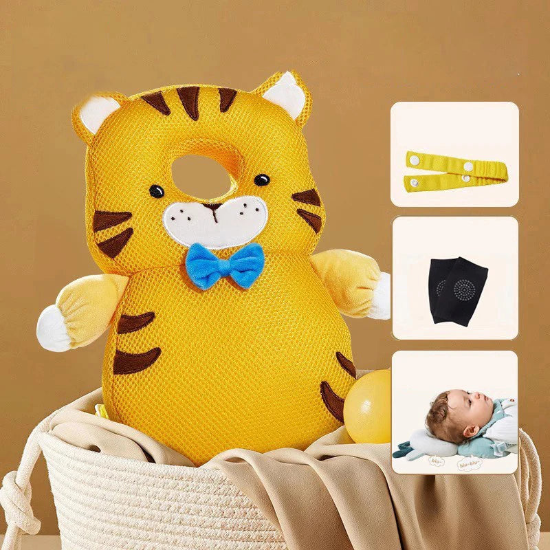 AIBEDILA Baby Head Protector Safety Pad Cushion Back Prevent Injured Elf Lion1-3T Toddler Security Pillows Protective Headgear