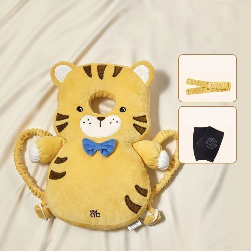 AIBEDILA Baby Head Protector Safety Pad Cushion Back Prevent Injured Elf Lion1-3T Toddler Security Pillows Protective Headgear