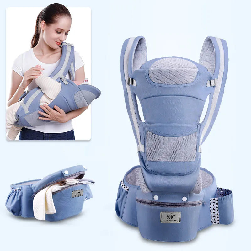 Ergonomic Baby Carrier Backpack Infant Baby Hipseat Carrier Front Facing Ergonomic Kangaroo Baby Wrap Sling Travel Backpack