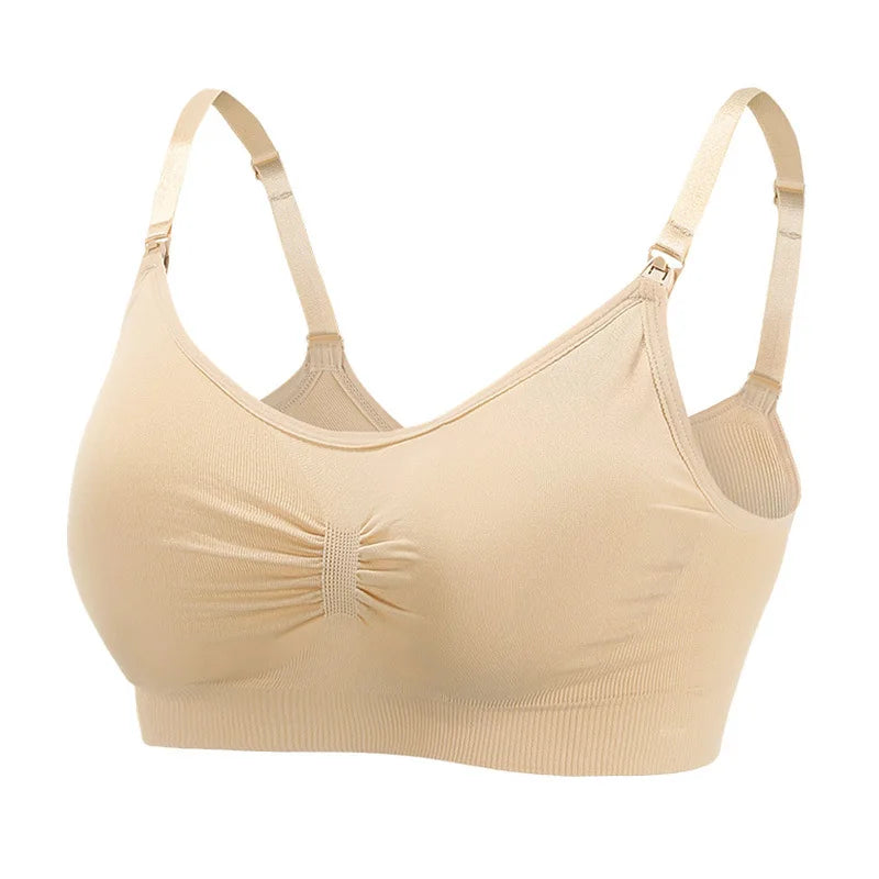 Maternity Bras Wirefree Nursing Bra Pregnancy Clothes Prevent Sagging Breastfeeding Women's Breathable lactancia Bra